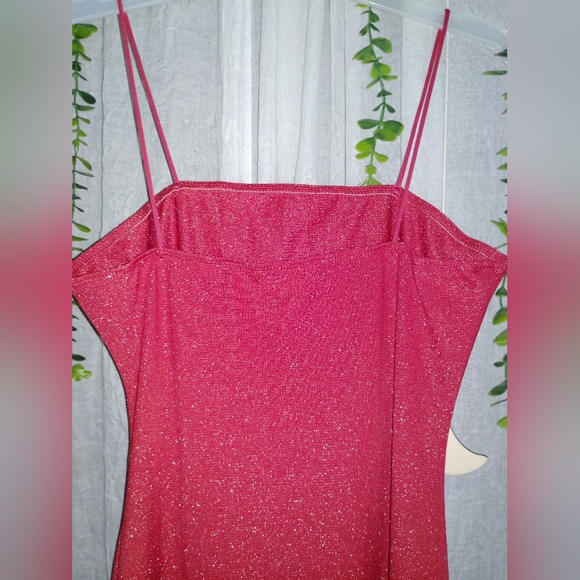 Shein Sparkle Red Dress - Picture 12 of 13